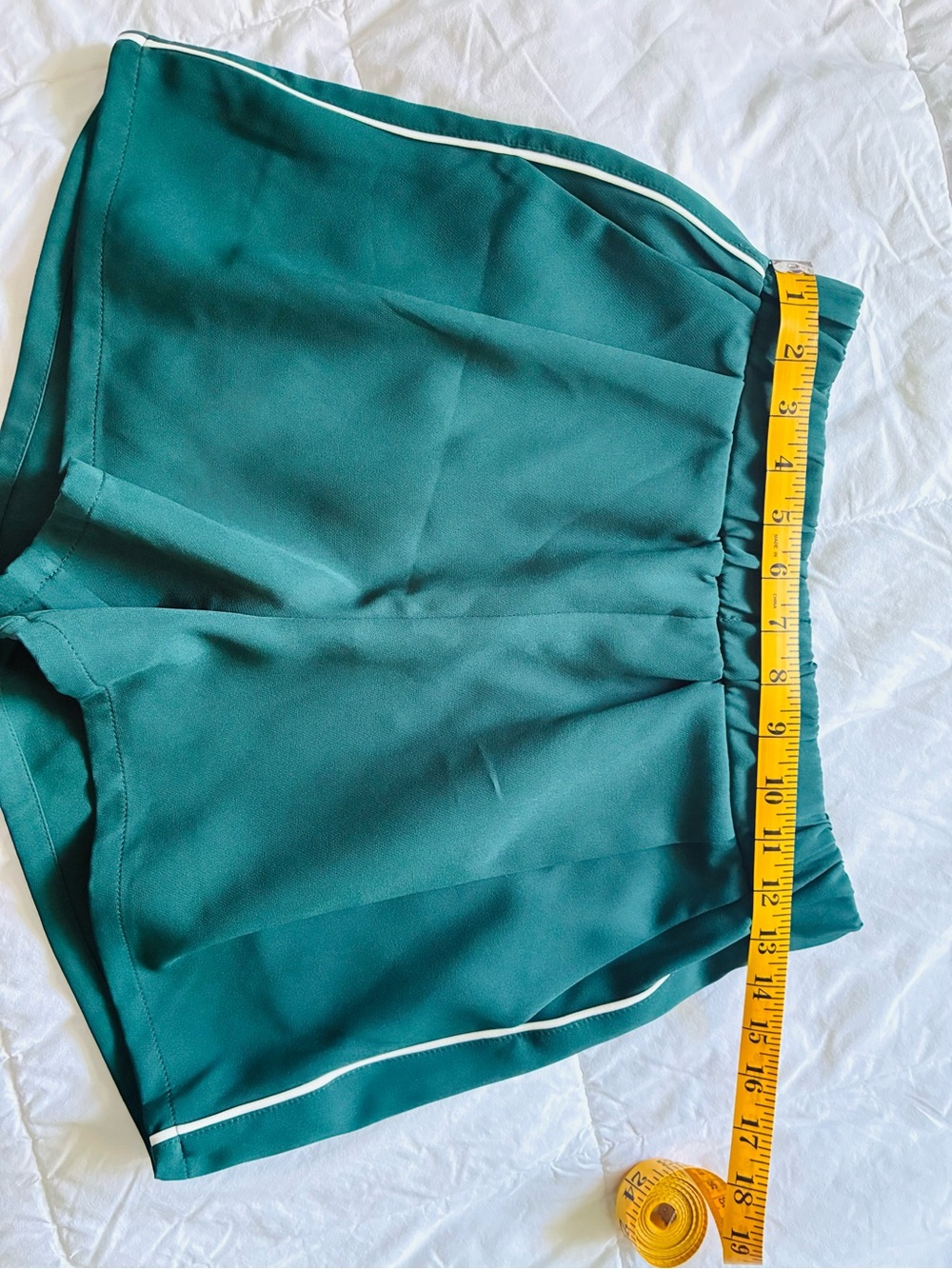 bishop + young Ford Drawstring Track Athletic Shorts with White Piping - Picture 6 of 11